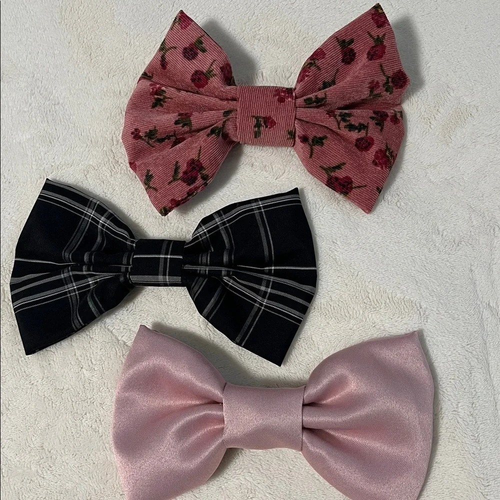 Large Hairbows Bundle Lot Academia Lolita Coquette Kawaii Cottagecore Preppy Bow
